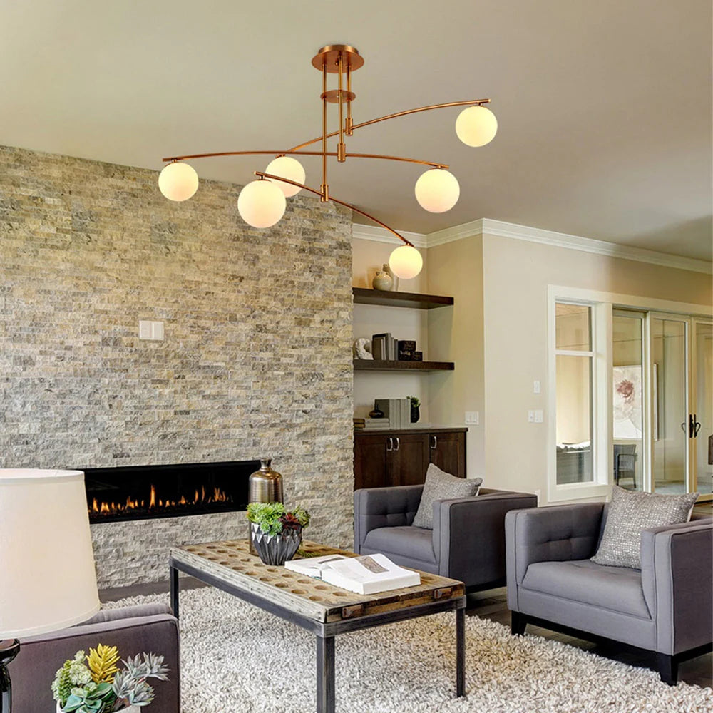 Nordic Sphere Glow Chandelier