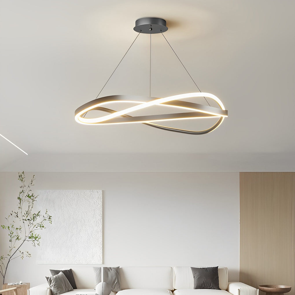 Circular Wave Nordic Chandelier Ha082328