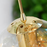 Glass Globes Shade Chandelier Ha095051