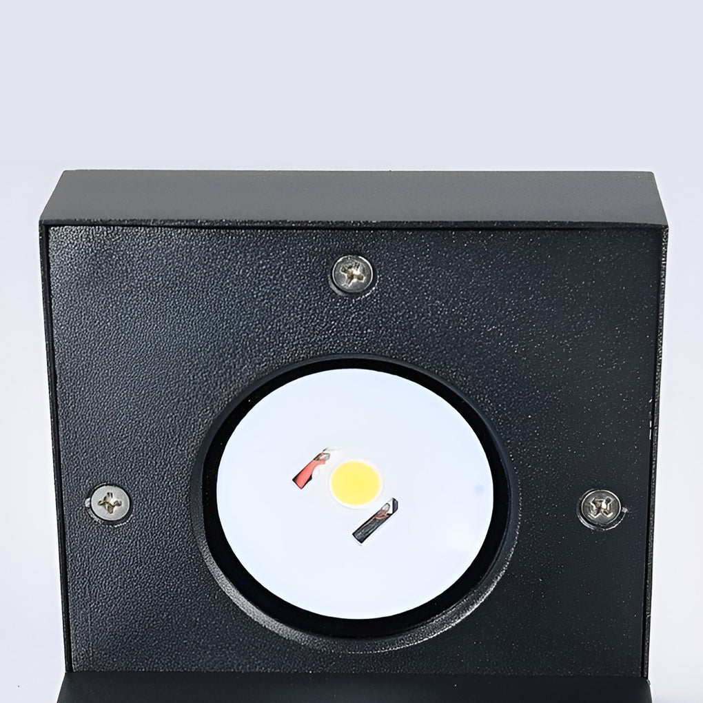 Modern Rectangular LED Pathway Lights for Garden Walkways – 10W, IP65 Waterproof, Black Aluminum
