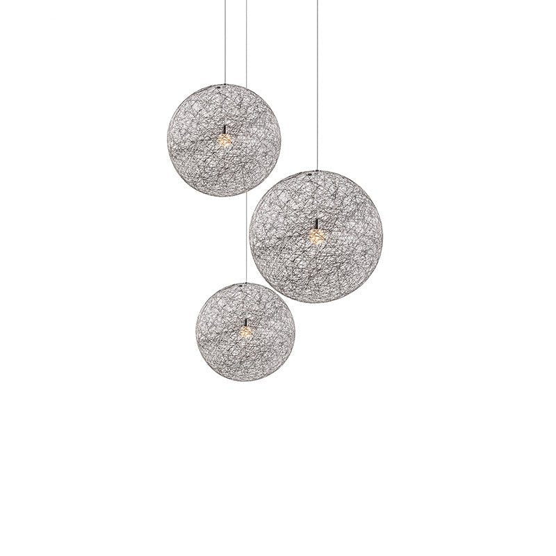 Artisan Woven Sphere Pendant Light for Modern Interiors