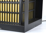 Square Lantern Shaped Led Black Pathway Lights