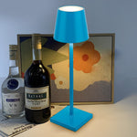 Top Hat Aluminum Rechargeable Portable Touch Control Table Lamp