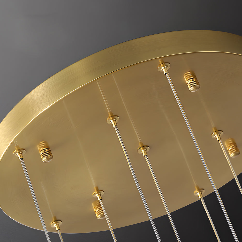 Spiral Pineapple Multi Glass Ball Staircase Chandelier Led Globes Hanging Ceiling Lights Suspension Lamp Drop Lights For Stairs