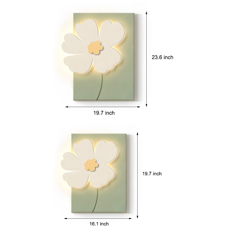 Flowers Three Dimensional Sandstone Painting Usb Remote Decorative Painting