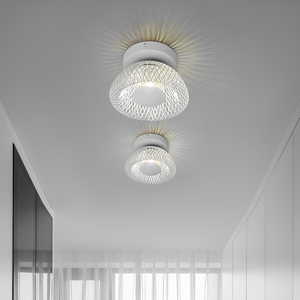 Circular Nest Grid Wall Sconce Ha078264