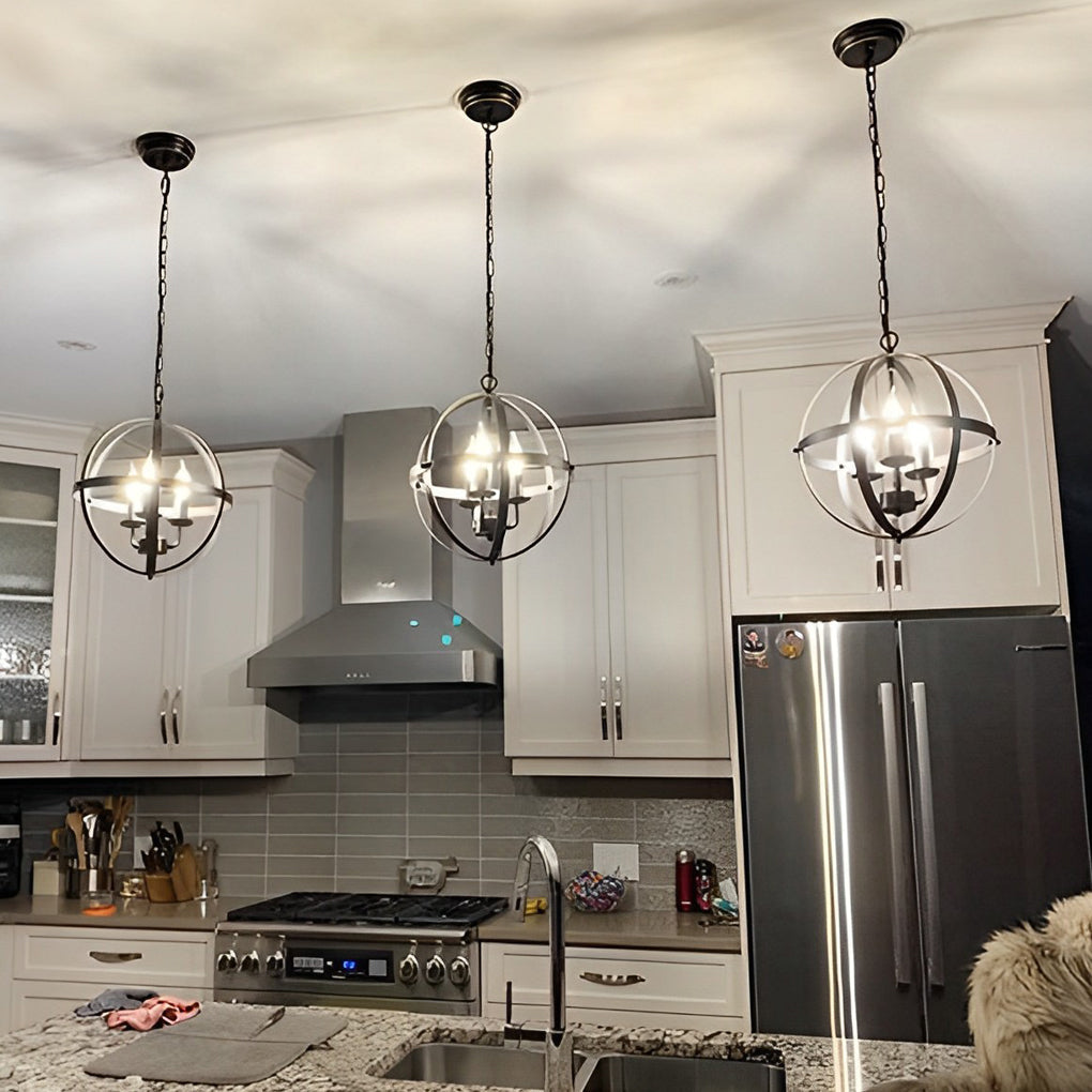 Iron Round Pendant Lights Li002124