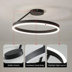 Sleek Round Nordic Ceiling Light