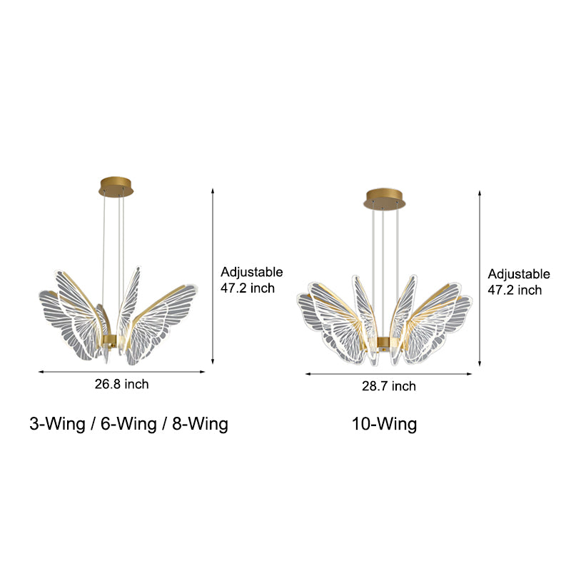 Butterflies Modern Chandelier Li002600