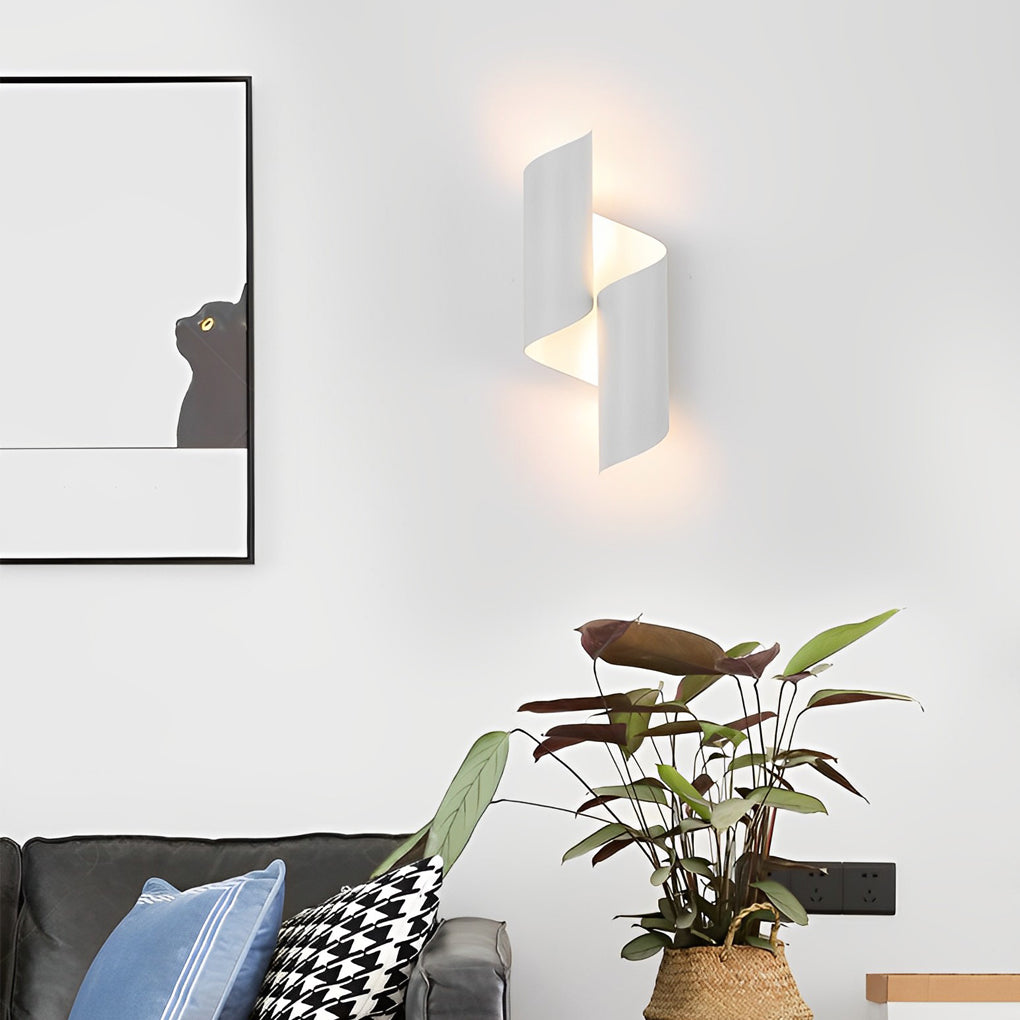 2Pcs Symmetrical Wall Light Fixture Ha084461