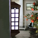 Solar Led Light Controlled Motion Sensor Modern Outdoor Wall Lamp