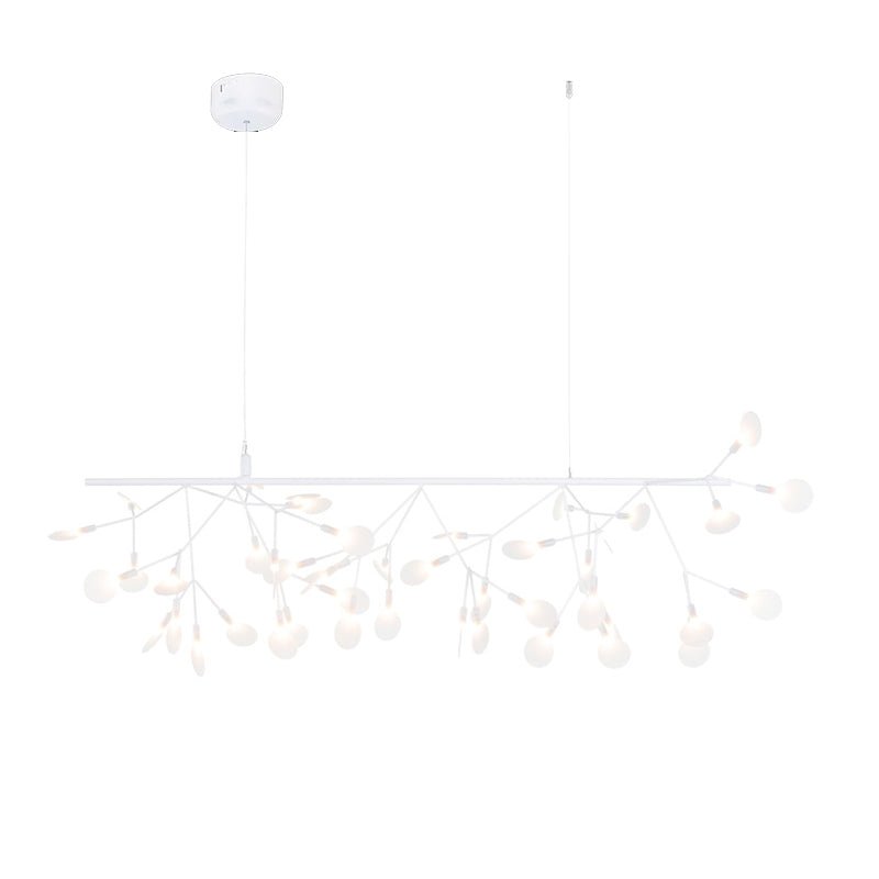 Firefly Linear LED Chandelier – Modern Acrylic Pendant Light for Dining & Living Spaces