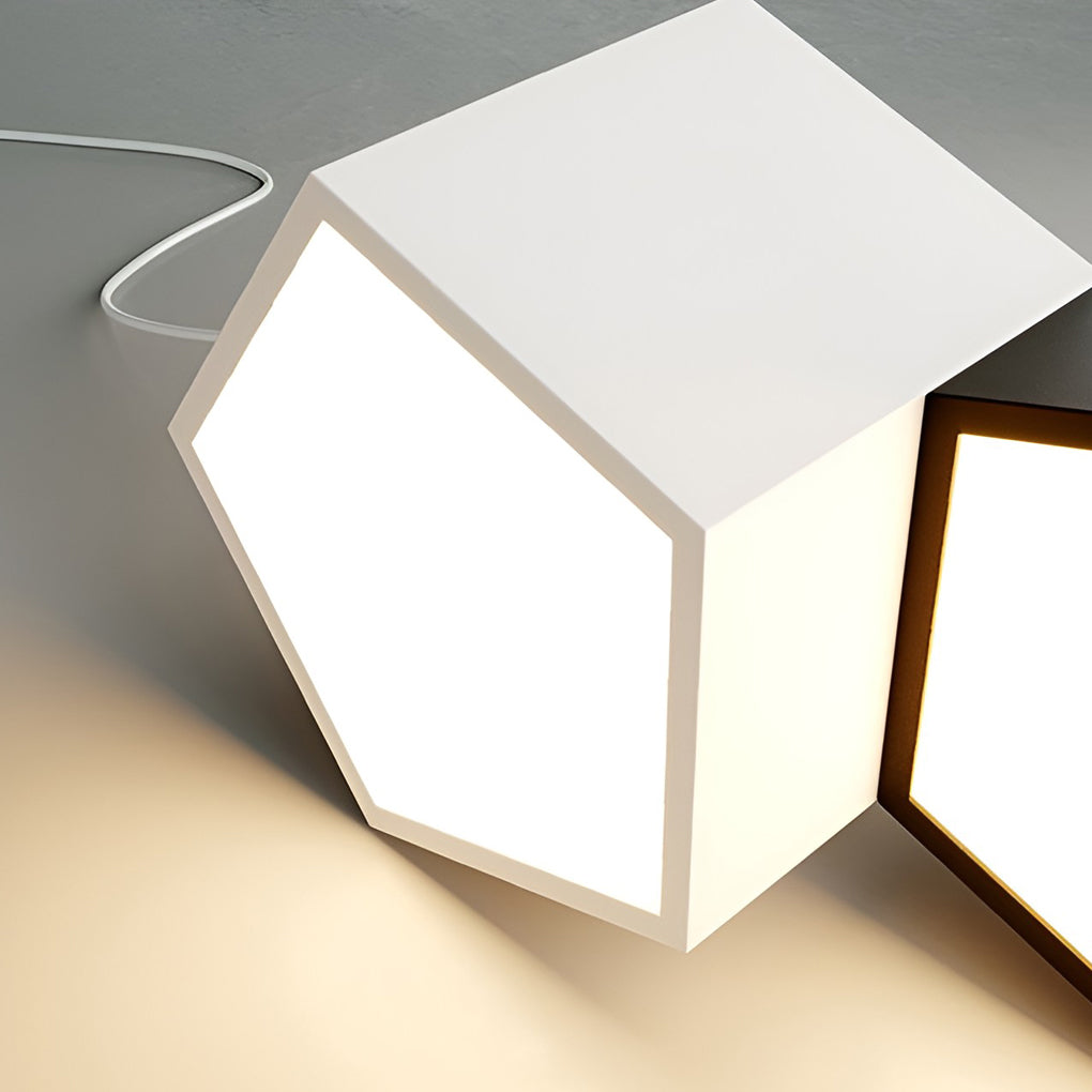 Geometric Led Industrial Style Pendant Light