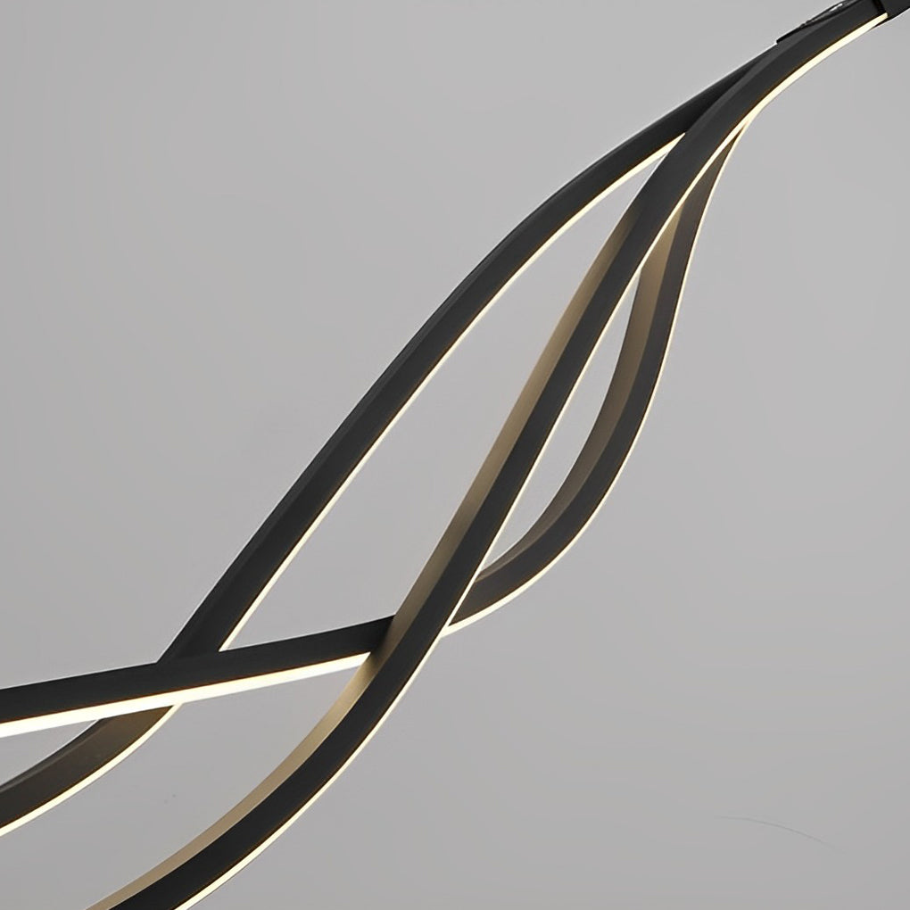 Long Waves Lines Nordic Pendant Light Ha084209