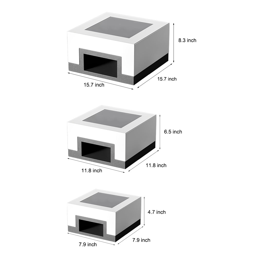 Square Solar Post Caps Light Ha091711