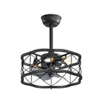 Retro Led Bladeless Ceiling Fans With Remote Ha084443