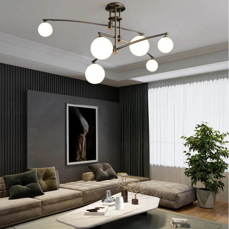 Nordic Sphere Glow Chandelier