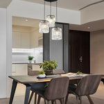 Cylindrical Crystal Shade Hanging Light Li002465