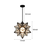 Five Pointed Star Pendant Light Ha091764