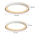 Dia 15 19 Layered Rings 3 Step Dimming Led Ceiling Lights