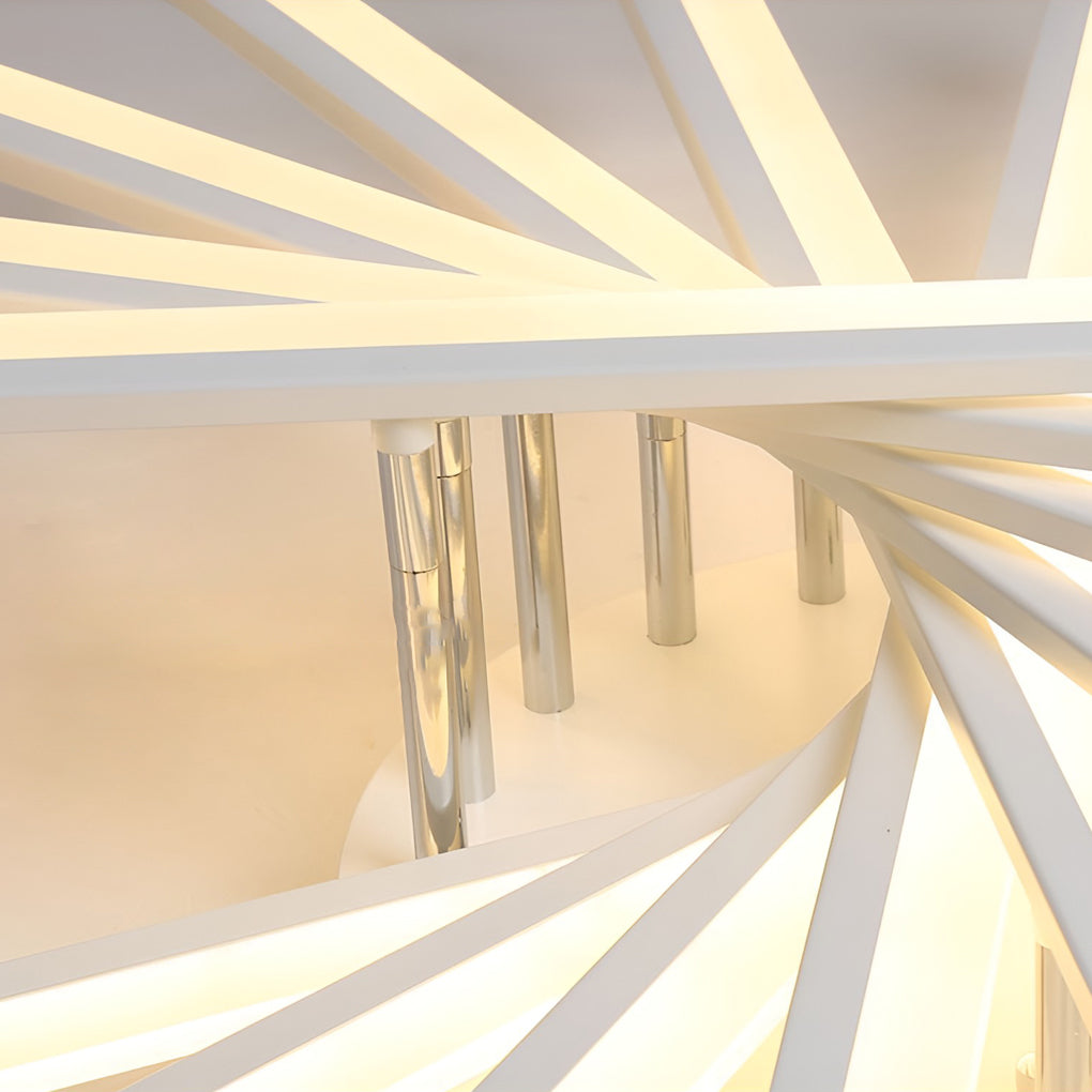 Creative Strip Stepless Dimming Led Chandelier Li002021