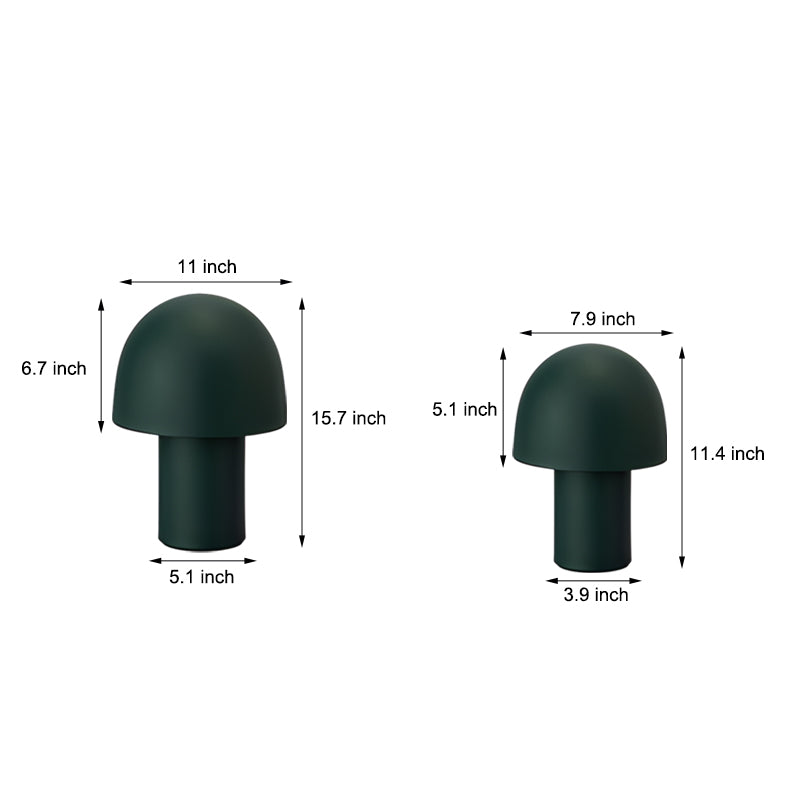 Touch Control Dome Mushroom Frosted Ambient Table Lamp