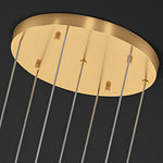 Crystal Shade Staircase Chandelier Ha095068