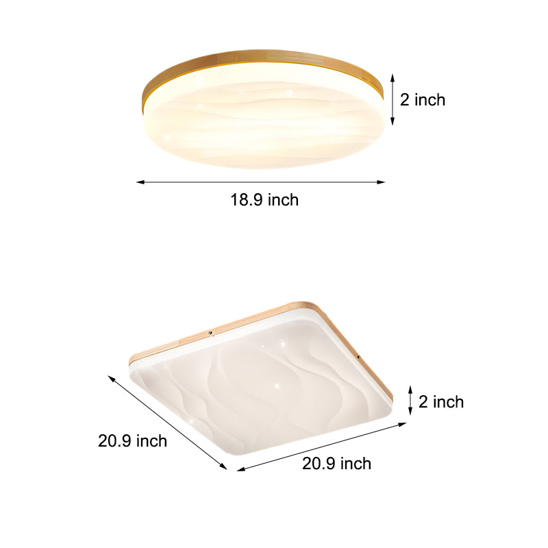 Wood Modern Led Ceiling Light Li002617