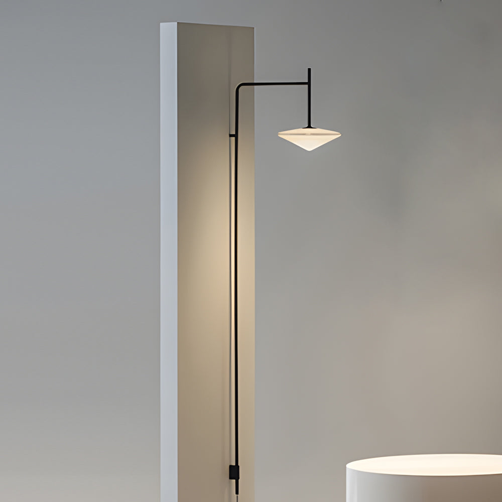 Minimalist Metal Long Pole Arm Tempo Led Wall Sconce