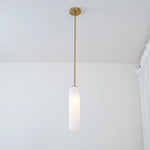 Sleek Tube Glass Pendant Light
