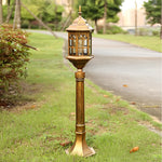 Slim LED Outdoor Post Light in Black or Bronze – Modern Pathway Lamp