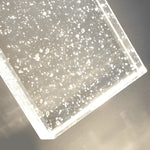 Rectangular Bubble Crystal Outdoor Wall Lamp Li002108