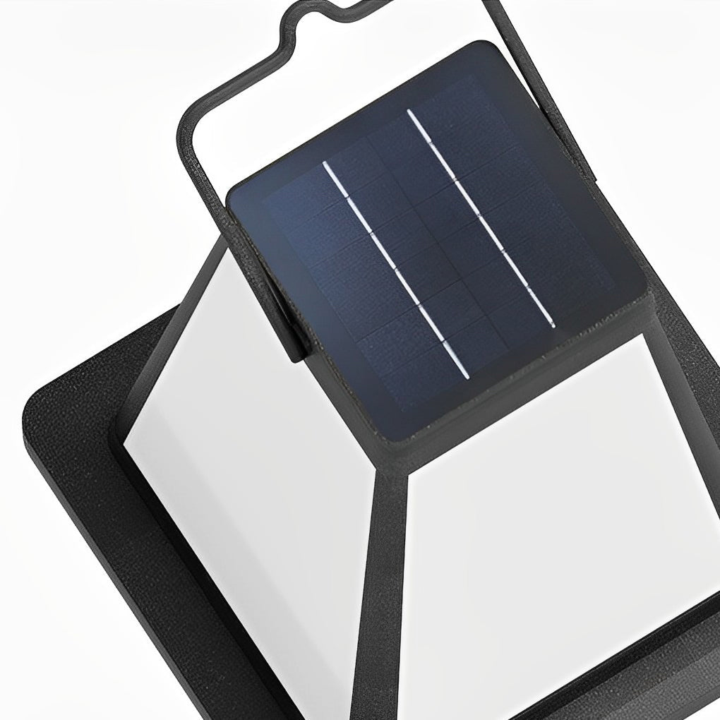 Square Portable Solar Outdoor Lantern Ha085030