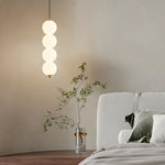 Modern Round String Vertical Balls Pendant Lamp Dimmable Led Chandelier
