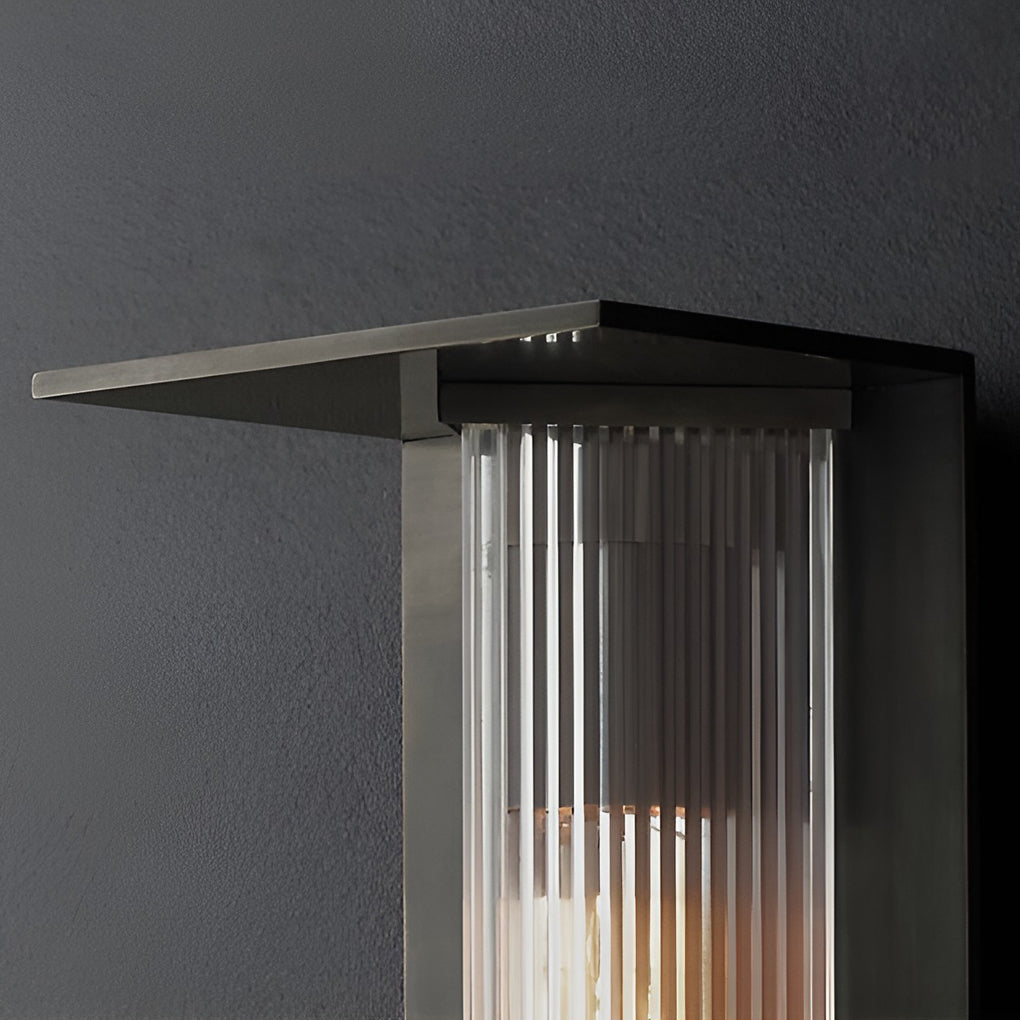 Solar Vintage Outdoor Wall Light Fixture