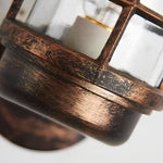 Retro Cage Shape Outdoor Wall Lamp Ha077313