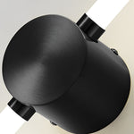 Modern LED Wall Sconce with Acrylic Shade in Black or Bronze