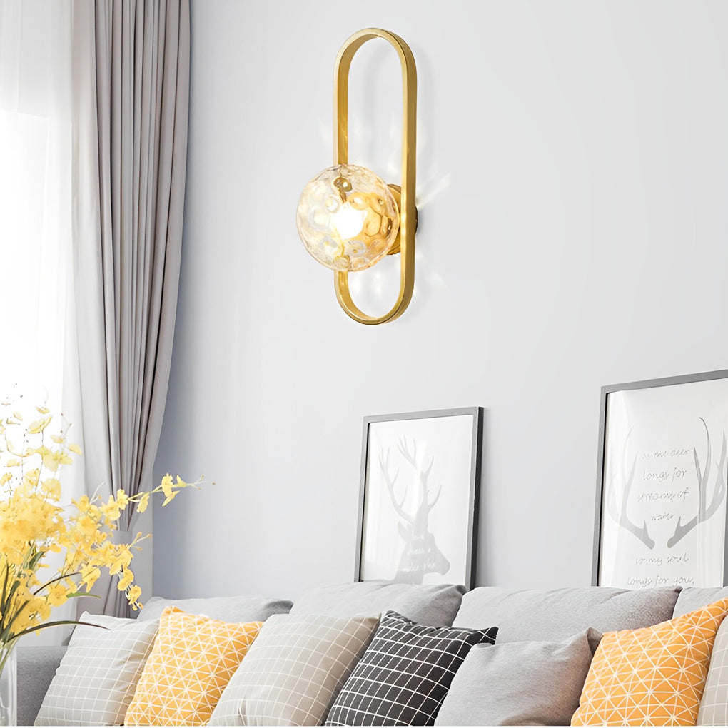 Glass Shade Wall Lamp Ha097815