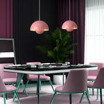 1 Light Metal Mushroom Nordic Flowerpot Pendant Light