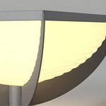 Square Metal Solar Garden Light Led Outdoor Light Post Waterproof Fence Column Head Lamp Pillar Light