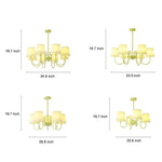 Green Retro French Style Chandelier Li002602