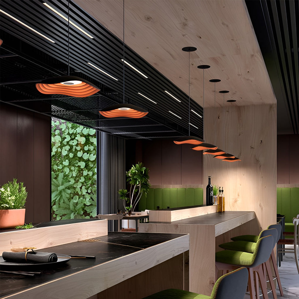 Round 12W Led Nordic Chandelier Pendant Light