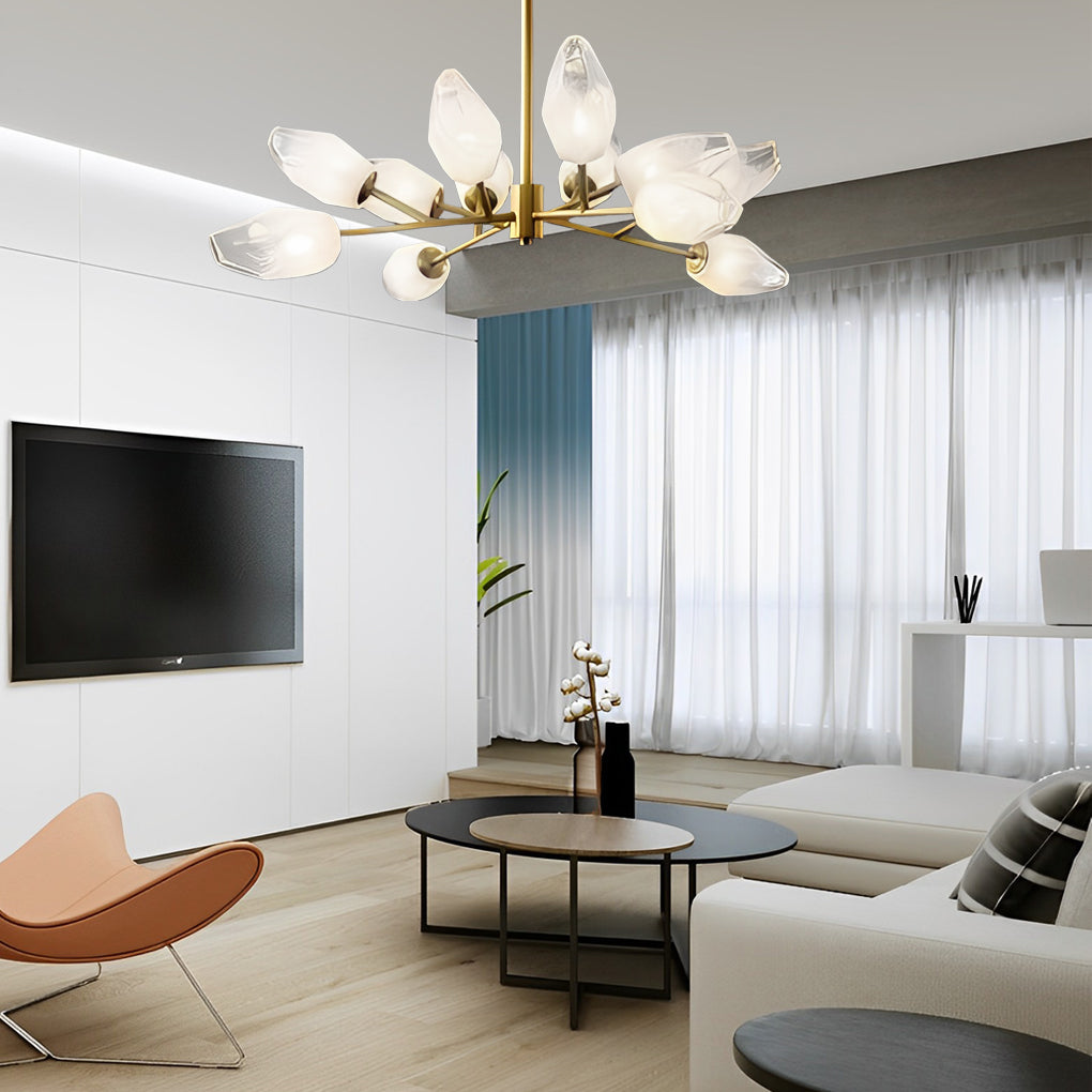 Glass Moleculars Led Chandelier Ha098867