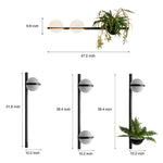 Flowerpot Ball Outdoor Wall Light Ha092939
