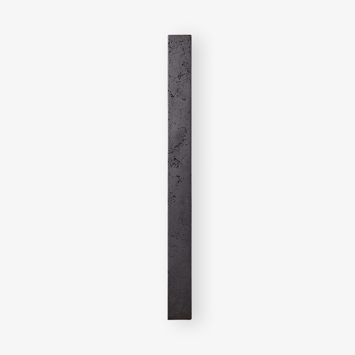 Black Travertine Linear Wall Sconce — Modern Stone Finish