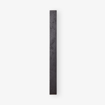 Black Travertine Linear Wall Sconce — Modern Stone Finish