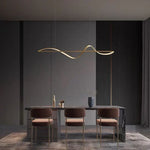 Italian Minimalist Line Restaurant Chandelier