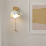 Medieval Ceramic Wall Lamp Japanese Minimalist Bedside Wall Lamp