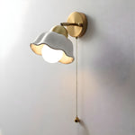 Medieval Ceramic Wall Lamp Japanese Minimalist Bedside Wall Lamp