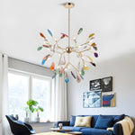 Nordic Minimalist Modern Simple Branch Agate Pendant Lamp
